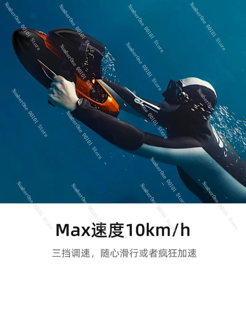 Propulsor Subacuático Portátil para Rescate Acuático, Bomba de Impulso, Hélice, Motor Submarino