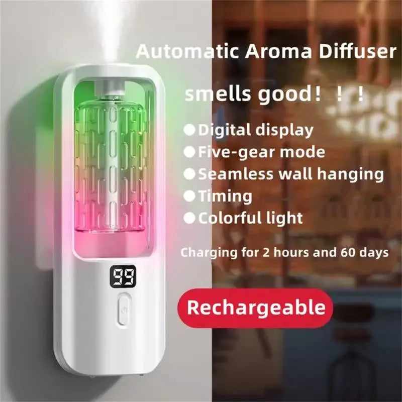 Difusor de aroma, humidificador, fragancia, aceite esencial, máquina de aromaterapia, ambientador, baño, desodorización, dormitorio de hotel