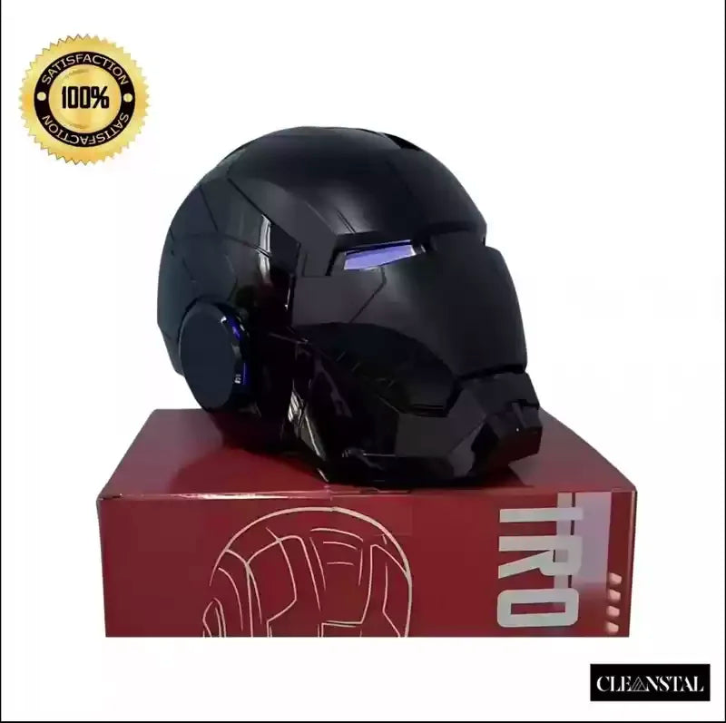 Casco de Iron Man MK5 1:1, activable por voz, deformable, máscara de cosplay, modelo de superhéroe de Marvel, juguete de regalo para niños, fanáticos y coleccionistas