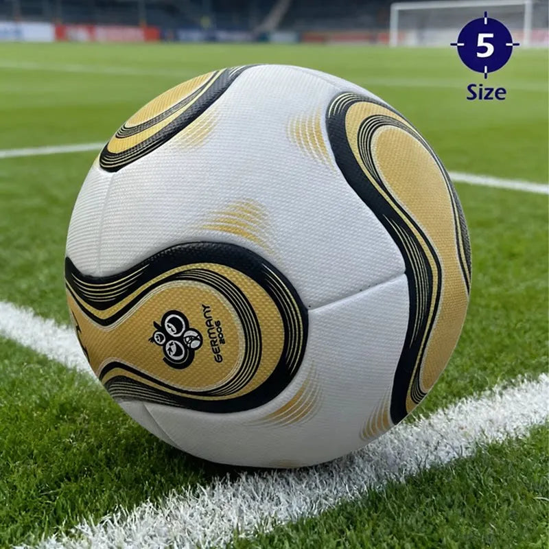 Balón de fútbol oficial del partido de la selección alemana de 2006, tamaño 5, conmemorativo, para coleccionistas y aficionados.