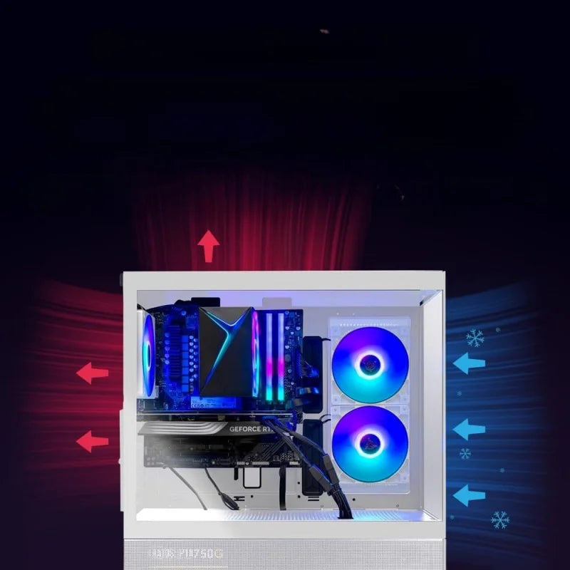 PC de Escritorio para Juegos Gaming 3, Ryzen 5 7600X 4.7 GHz (5.3GHz), RTX 5070 12GB, SSD NVMe Gen4 de 1TB, 16GB de RAM DDR5 6000