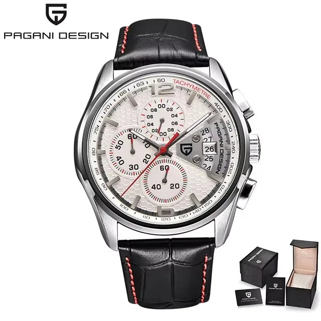 Reloj de lujo para hombre PAGANI DESIGN, reloj de pulsera deportivo de moda, cronógrafo de cuarzo para hombre, reloj impermeable para hombre.