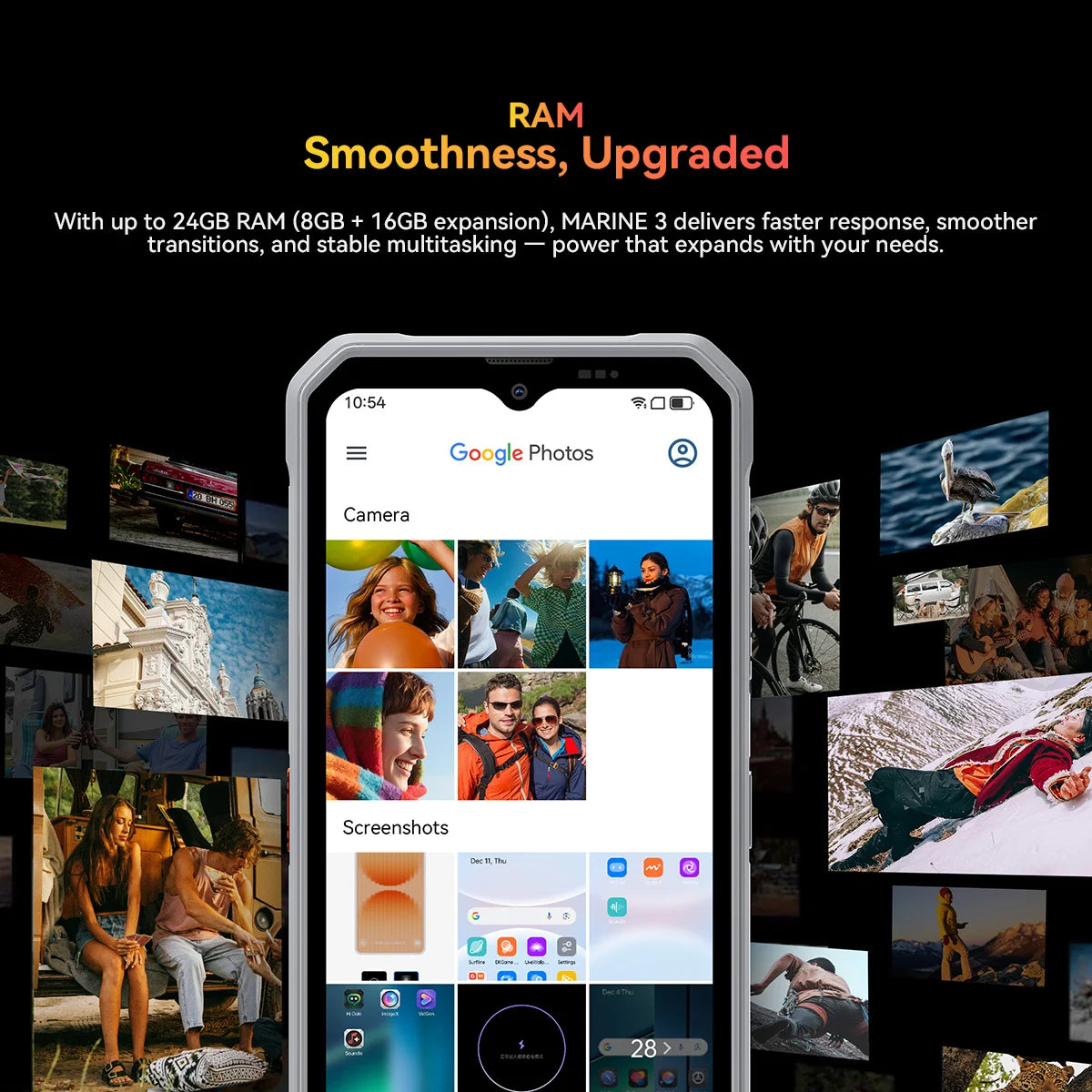 Teléfono inteligente ultrarresistente Blackview OSCAL MARINE 3, pantalla HD de 6,56" a 90 Hz, Helio G81, cámara de 13 MP + 16 MP, batería de 5000 mAh, móvil con Android 16