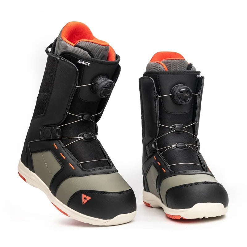 Botas de Snowboard Atop con Hebilla de Acero de Ajuste Rápido, Calzado Impermeable y Resistente al Desgaste, Cómodas y Cálidas para Todo Tipo de Montaña