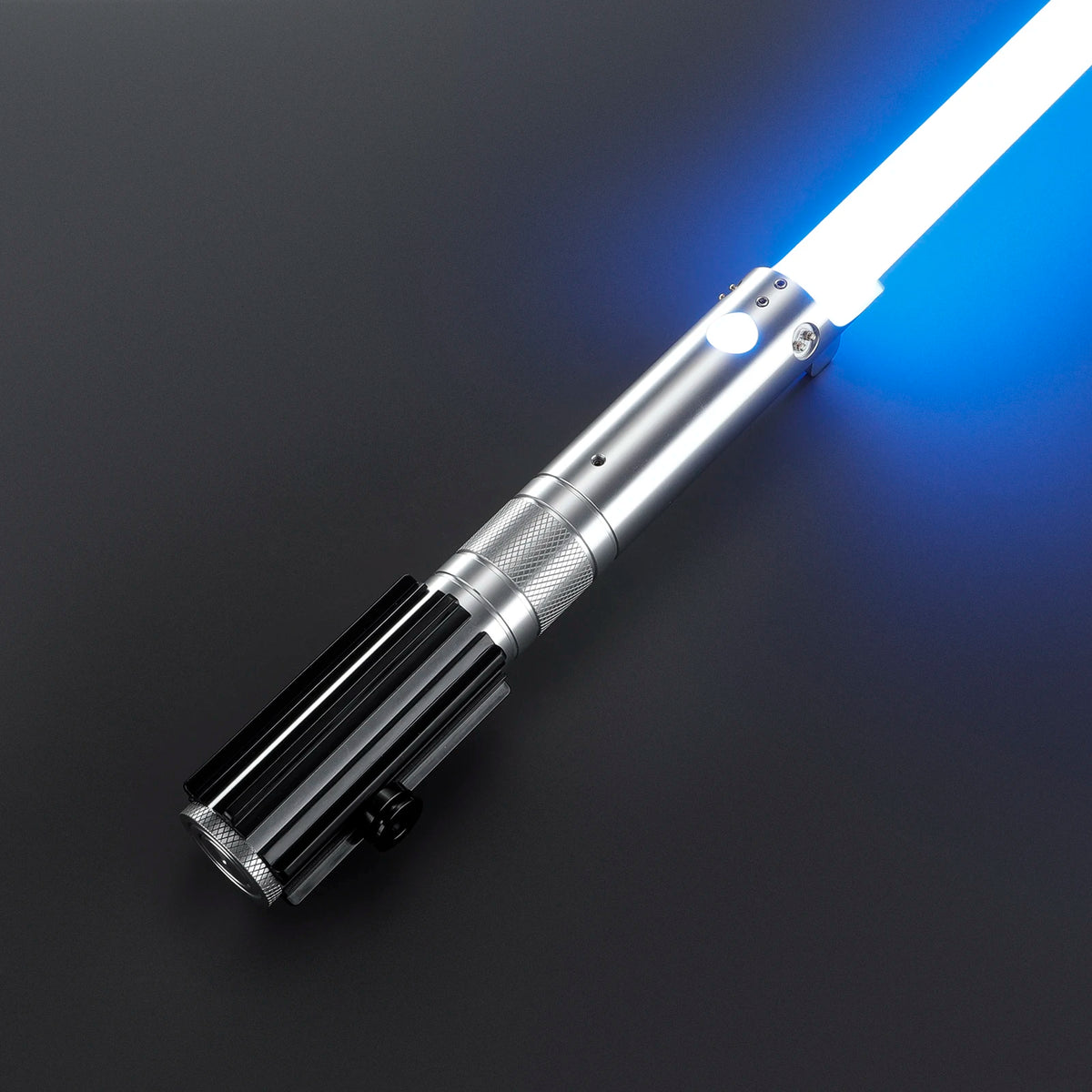 DamienSaber Anakin Lightsaber Force Heavy Dueling Light Saber Motion Control  Infinite Color Changing with 34 Sound Fonts