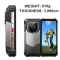 Teléfono móvil resistente Fossibot F107 Pro 5G 30(12+18)GB+512GB Android 15 28000mAh 66W 200MP+32MP NFC/GPS con doble linterna brillante