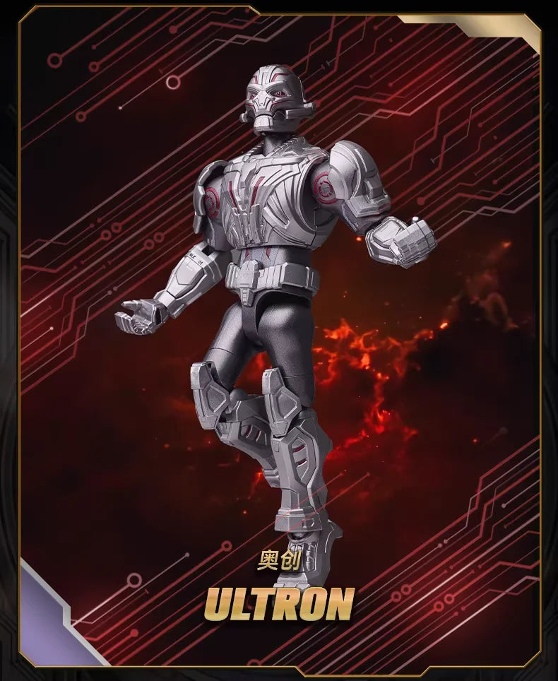 Blokees Marvel Infinity Saga Versión Galáctica Serie 04 Figuras Caja Sorpresa Iron Man Juguetes Coleccionables Anime Regalo para Niño