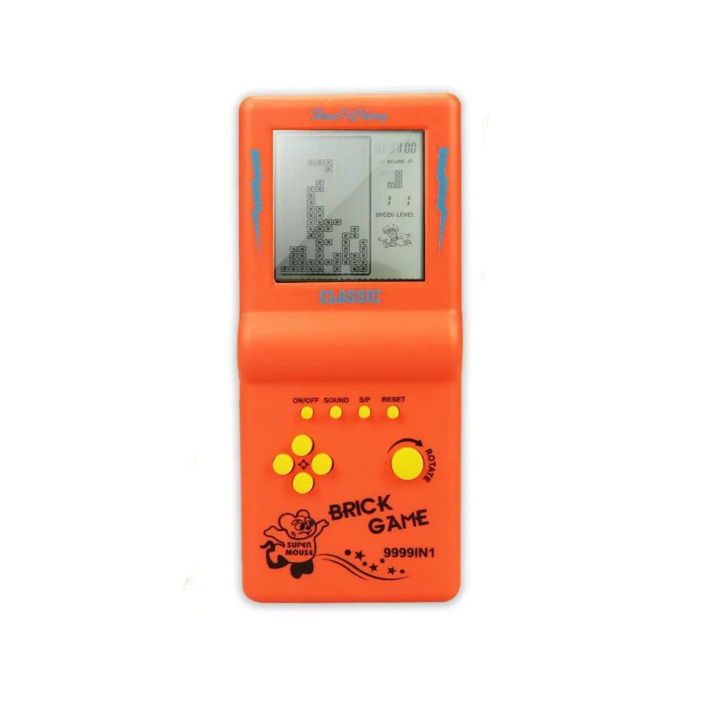 Consola de juegos Tetris con pantalla grande, consola de juegos portátil clásica, nostálgica y retro, juguetes electrónicos, reproductor de juegos portátil retro, nuevo