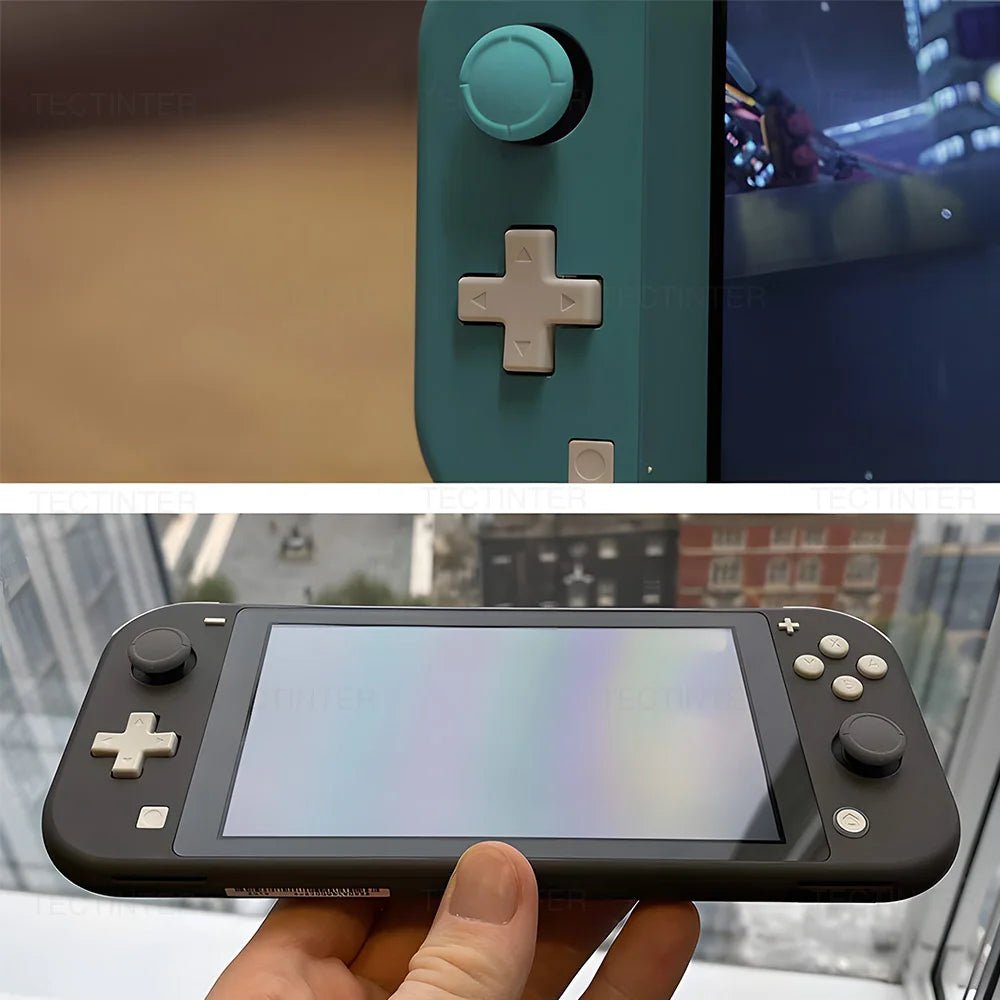 Fundas para palancas de mando Nintendo Switch/OLED/Lite, joystick analógico 3D, botón de repuesto para accesorios de consola NS
