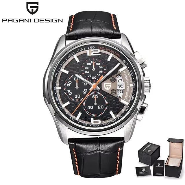 Reloj de lujo para hombre PAGANI DESIGN, reloj de pulsera deportivo de moda, cronógrafo de cuarzo para hombre, reloj impermeable para hombre.