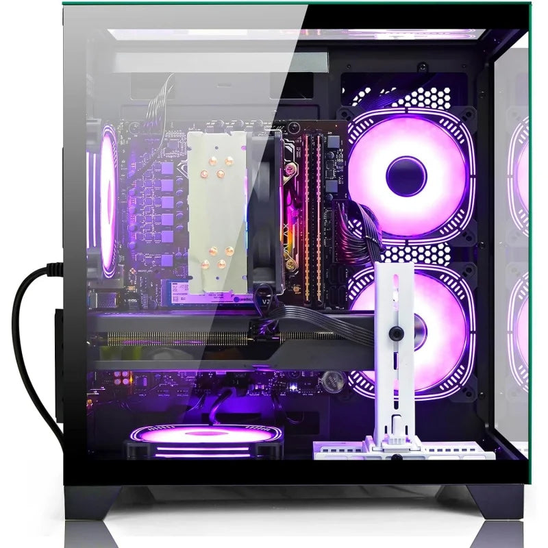 Computadora de Escritorio Ryzen 5 |   16GB de RAM DDR3 |   GeForce RTX 1060 8GB |   Computadora de Alto Rendimiento para Juegos y Diseño, PC Negra para Juegos