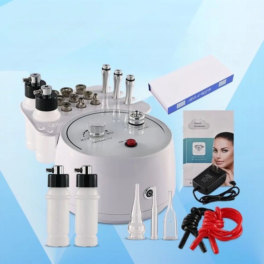 Máquina de Microdermoabrasión 3 en 1 para Limpieza de Poros y Cuidado de la Piel