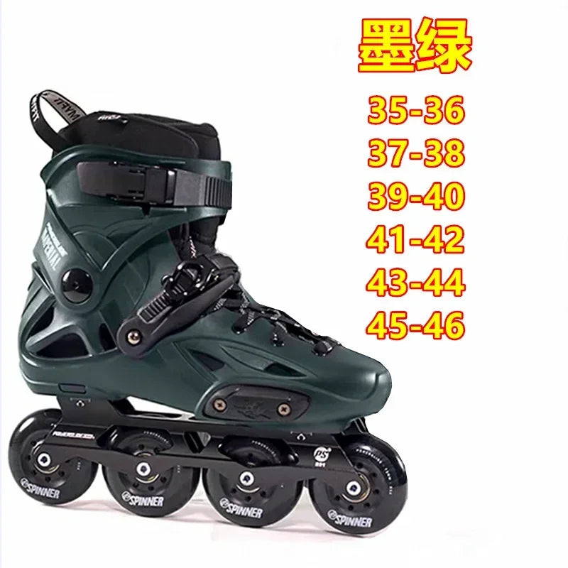Patines en línea imperiales Powerslide 2024, 100% originales, Color arcoíris, zapatos profesionales de patinaje libre para Slalom, Patines deslizantes