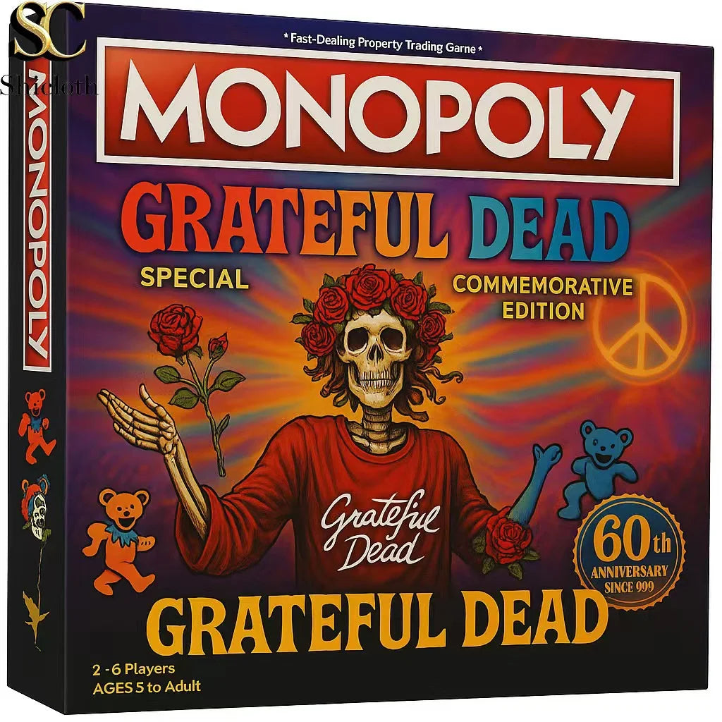 Juego de mesa de ajedrez Monopoly de Halloween, temática de personajes asesinos de películas de terror, regalos de colección para entusiastas del terror y fiestas familiares
