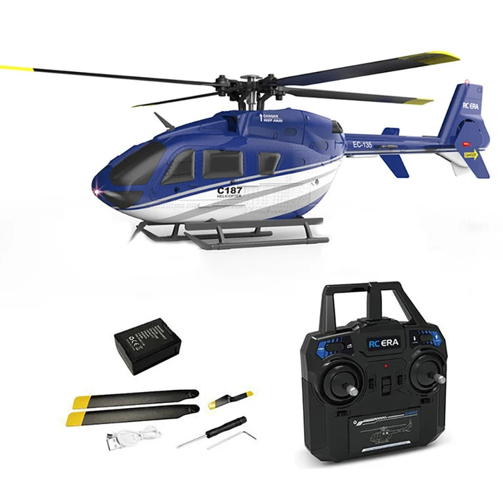 RC ERA C187 EC135 escala 4CH RC helicóptero giroscopio estabilización mantenimiento de altitud 2,4G modelo de avión de Control remoto