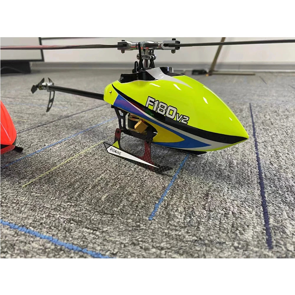 YUXIANG F180 V2 6CH 3D 6G sistema doble Motor de accionamiento directo sin escobillas helicóptero RC sin alerón RTF BNF VS F180