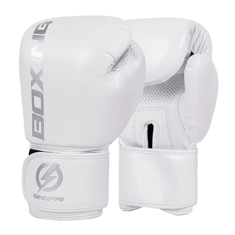 4 6 8 10 12oz guantes de boxeo para hombres y mujeres guantes de combate de competición de entrenamiento de boxeo guantes de entrenamiento de saco de arena boxeo MMA