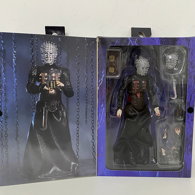 Figura NECA Hellraiser, lo desgarrará tu alma, figura de acción definitiva Pinhead, colección móvil de PVC, juguete, regalos de cumpleaños