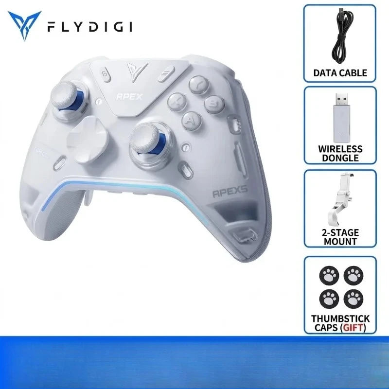 Flydigi APEX5 Elite Wireless Bluetooth Gaming Controllers Power Feedback Gamepad For PC/Switch/Android/iOS