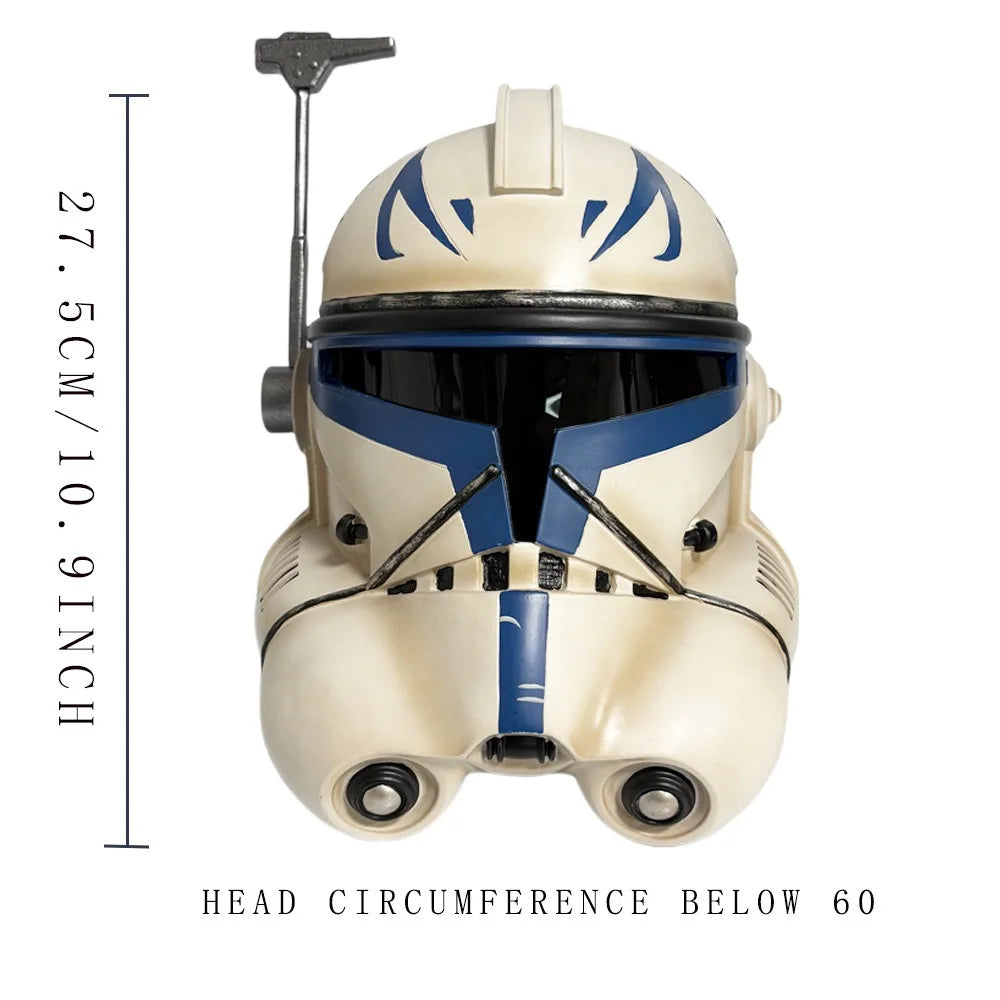 SW Captain Rex Helmet Resin Material STAR The Black Series WARS Clone Ahsoka Roleplay Mask for Halloween Cosplay TK021 TK076