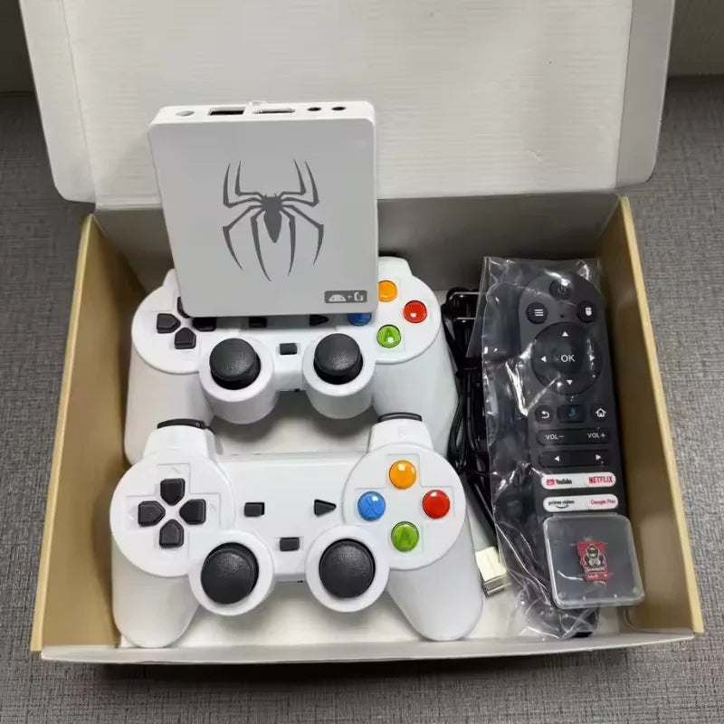 Nueva Consola de Juegos 2 en 1 con Sistema Dual G7, Salida 8K 3D, 30,000 Juegos, 2GB de RAM, 64GB SSD, Android 16.0, Controles Inalámbricos Duales de 2.4G