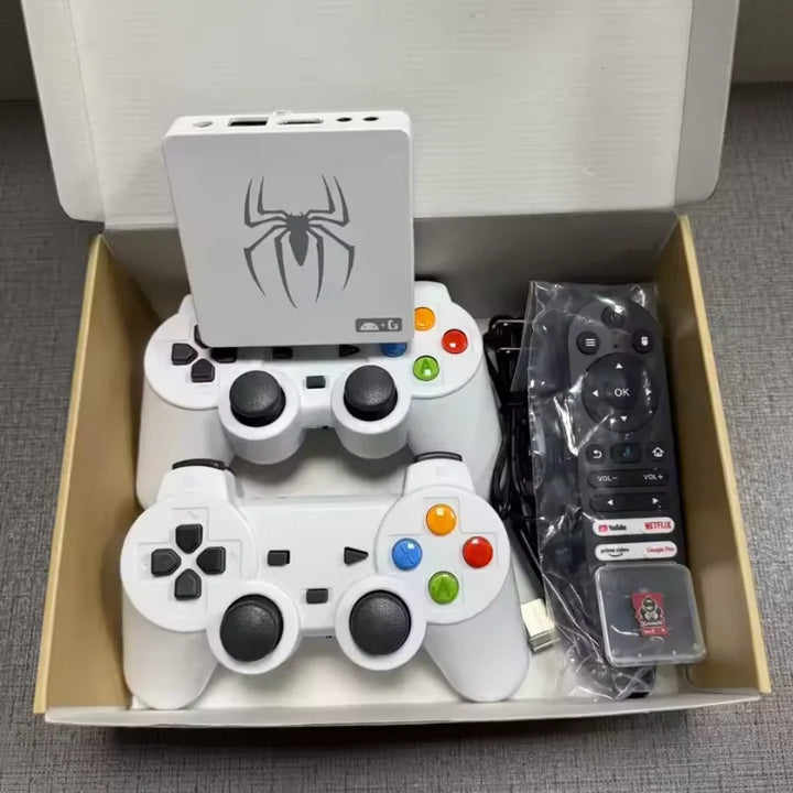 Nueva Consola de Juegos 2 en 1 con Sistema Dual G7, Salida 8K 3D, 30,000 Juegos, 2GB de RAM, 64GB SSD, Android 16.0, Controles Inalámbricos Duales de 2.4G