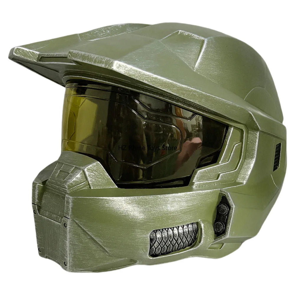Casco de Star Black Series Wars, modelo Ha-lo Master Chief, para Halloween, cosplay, accesorio de casco verde, ideal como regalo de cumpleaños o Navidad, TK108.