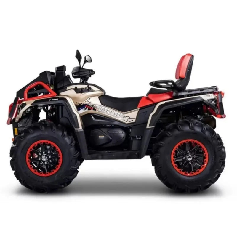 Vehículo Todoterreno ATV con Refrigeración Líquida de 1000cc, Tablero LCD y Sistema de Audio Bluetooth para un Rendimiento de Caza Todoterreno Inigualable