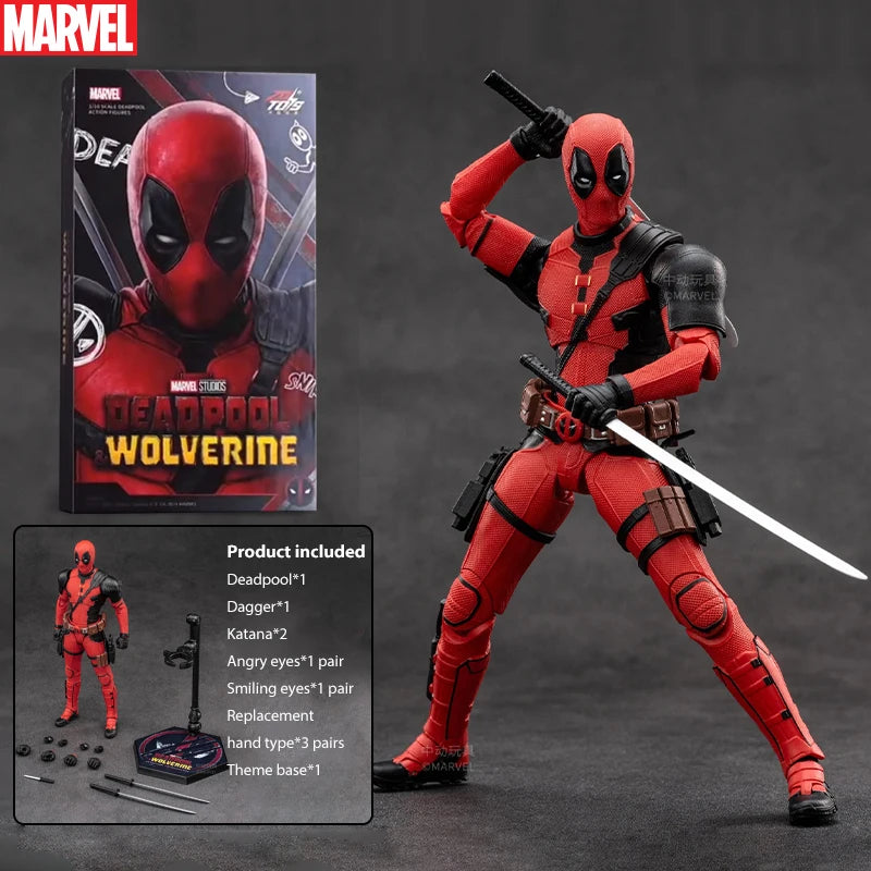 Nuevos juguetes ZD Deadpool & Wolverine modelo 7 pulgadas 1/10 figuras de acción Wolverine modelo Marvel superhéroes colección adornos regalos para niños