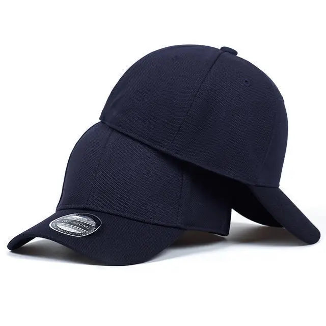 Gorras de béisbol cerradas para hombre y mujer, gorras para cabezas grandes y pequeñas, artículos de sombrerería de alta calidad