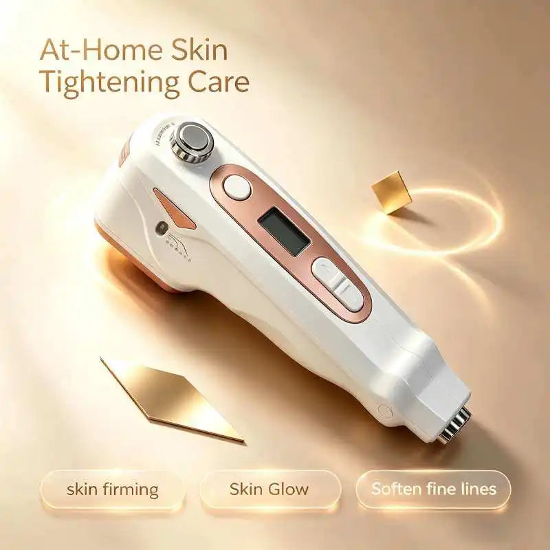 Mini Máquina de Belleza Facial Ultrasónica HIFU, Lifting Facial, Reafirmante, Antiarrugas, Cuidado de la Piel, Instrumento de Belleza Multifuncional, Masajeador