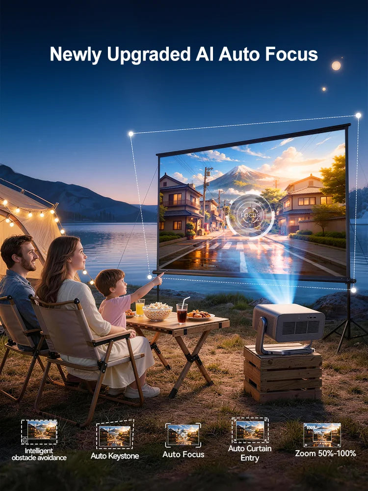 Proyector ThundeaL VIDAA TD99W 4K Full HD 1080P con WiFi, 50W, Dolby, Cine en Casa, TD98 Actualizado, TD99W, Proyector de Haz para Cine, Juegos y Exteriores