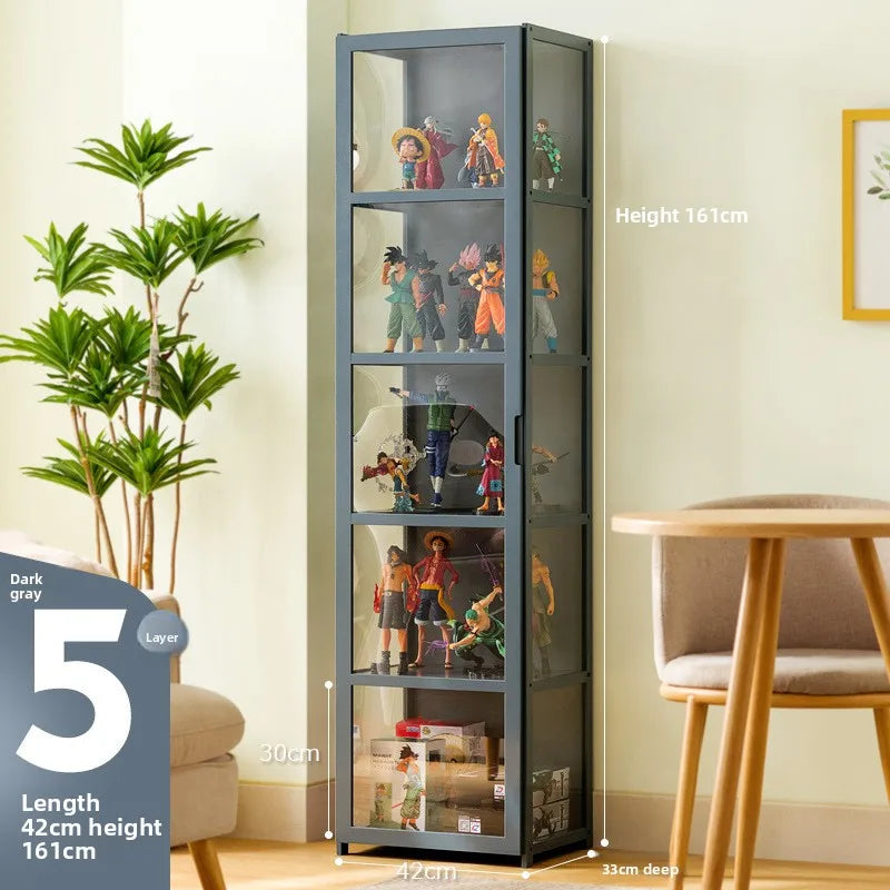 Vitrina para figuras, modelo de exhibición de Lego, vitrina de almacenamiento de juguetes, estante transparente de acrílico, estantería
