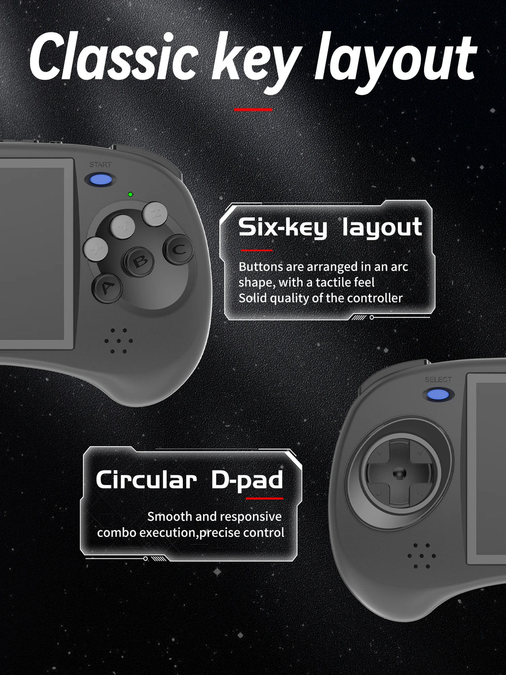 Consola de Juegos Retro Anbernic RG ARC-D, Sistema Operativo Dual Android 11/Linux, WiFi 5G, Bluetooth 4.2, Salida HD-TV, Reproductor de Juegos Portátil, Compatible con Transmisión Moonlight