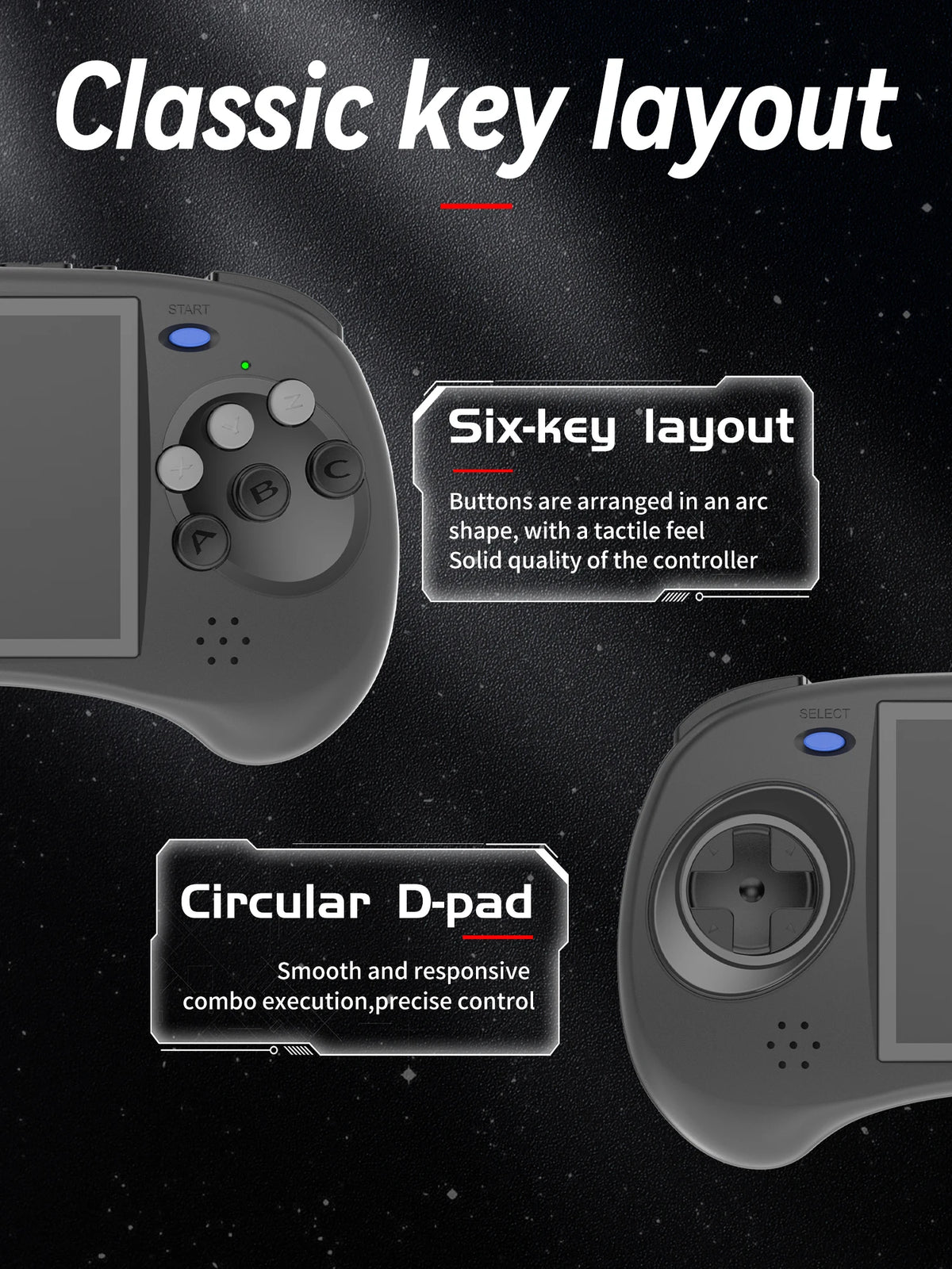 Consola de Juegos Retro Anbernic RG ARC-D, Sistema Operativo Dual Android 11/Linux, WiFi 5G, Bluetooth 4.2, Salida HD-TV, Reproductor de Juegos Portátil, Compatible con Transmisión Moonlight