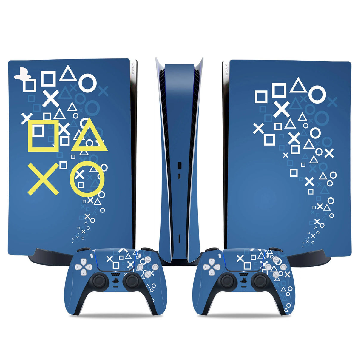 Adhesivo para consola PS5 Digital, cubierta protectora de vinilo para control de juego