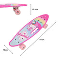 Patineta para Niños de 59 cm, Adolescentes, Adultos, Ruedas con Luces LED, Todo en Uno para Niñas, Niños y Principiantes