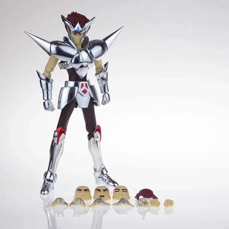 Figura de acción CS Model Saint Seiya Myth Cloth EX Crow Jamian, Centaurus Babel, Auriga Capella, Caballeros del Zodiaco de Plata I