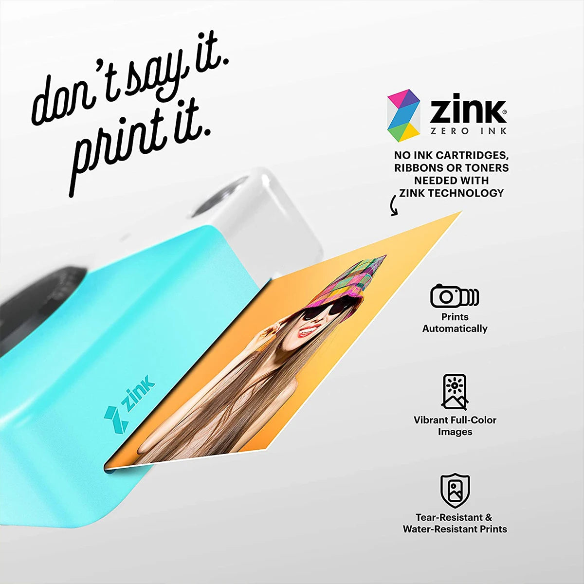 KODAK Printomatic nueva cámara de impresión instantánea Digital ZINK impresión sin tinta Color papel fotográfico impresión Flash + juego de 40 películas