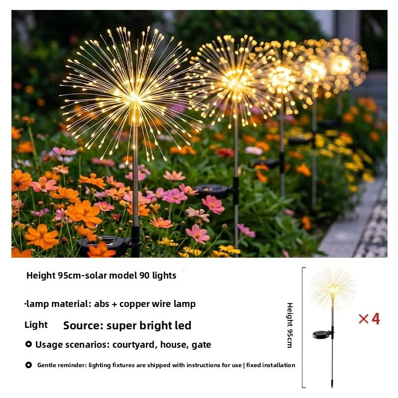 New Style Outdoor Waterproof Atmosphere Solar Ambient Lighting For Courtyard Park Landscaping Home Garden Decoration Lawn Lamp