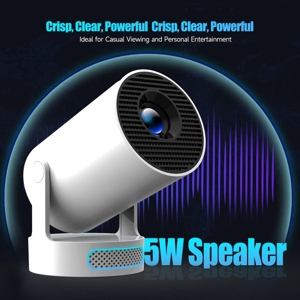 Proyector Magcubic 8K Wifi6 290ANSI Android 14 Dual WIFI Allwinner H726 BT5.4 1280*720P Cine en Casa Portátil para Exteriores HY300 Pro +