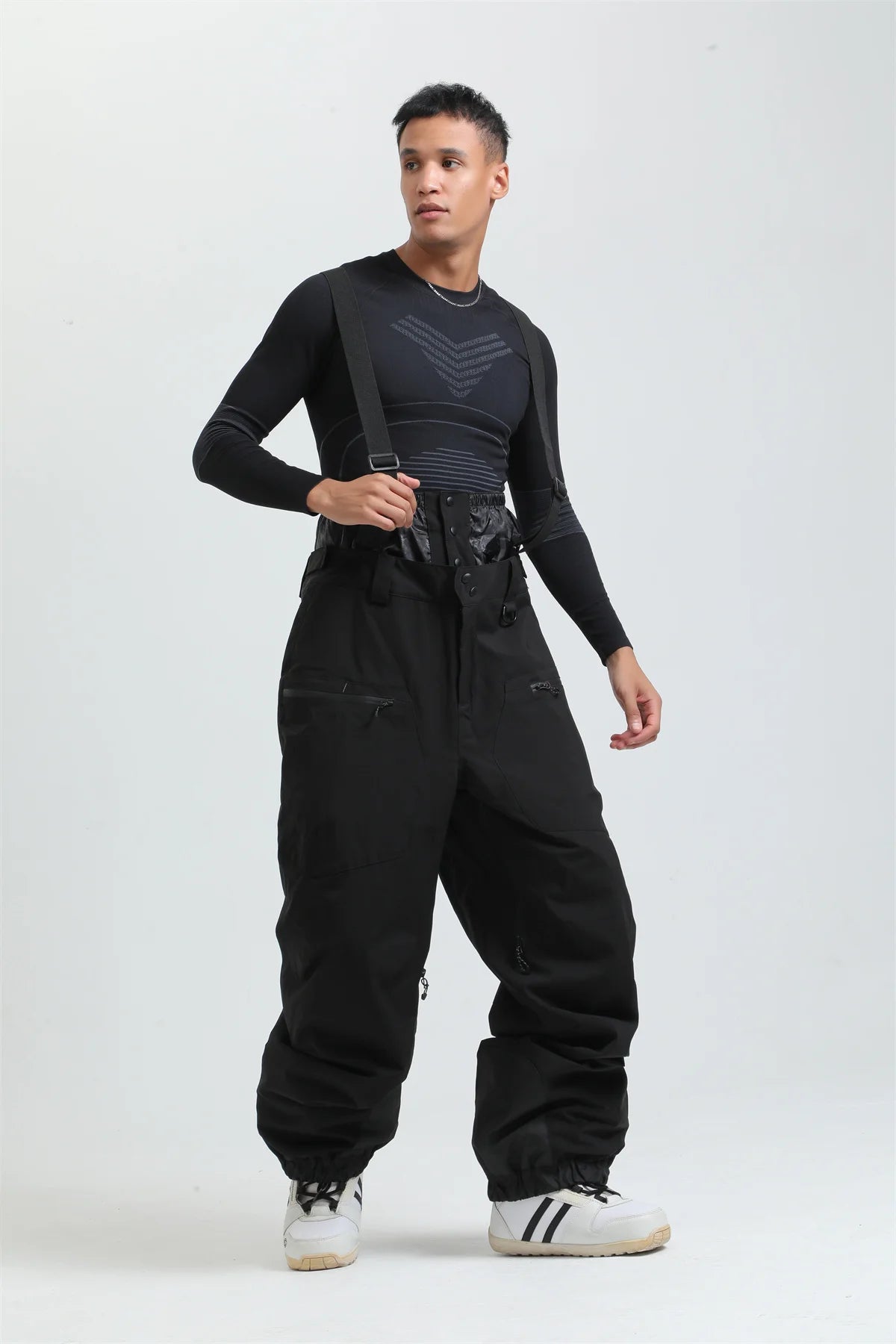 Pantalones de Esquí Gsou para Mujer, Impermeables, para Deportes de Montaña, Invierno, para Hombre y Mujer, Overoles de Snowboard con Tirantes, Pantalones de Nieve Cálidos para -40 Grados