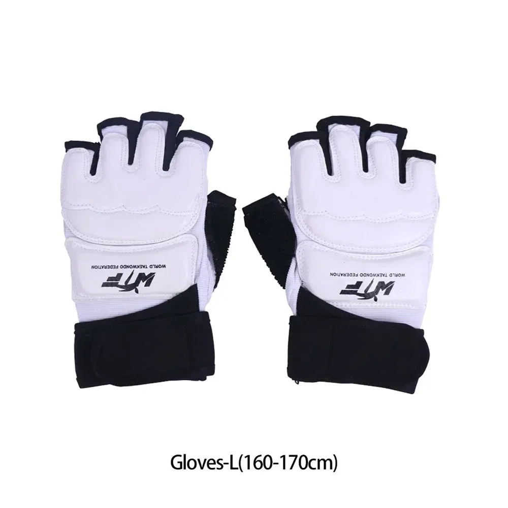 Guantes de Boxeo de Medio Dedo para Adultos, para Entrenamiento de Boxeo, Saco de Arena, MMA, Sanda, Karate, Muay Thai, Fitness, Taekwondo, Set de Protección