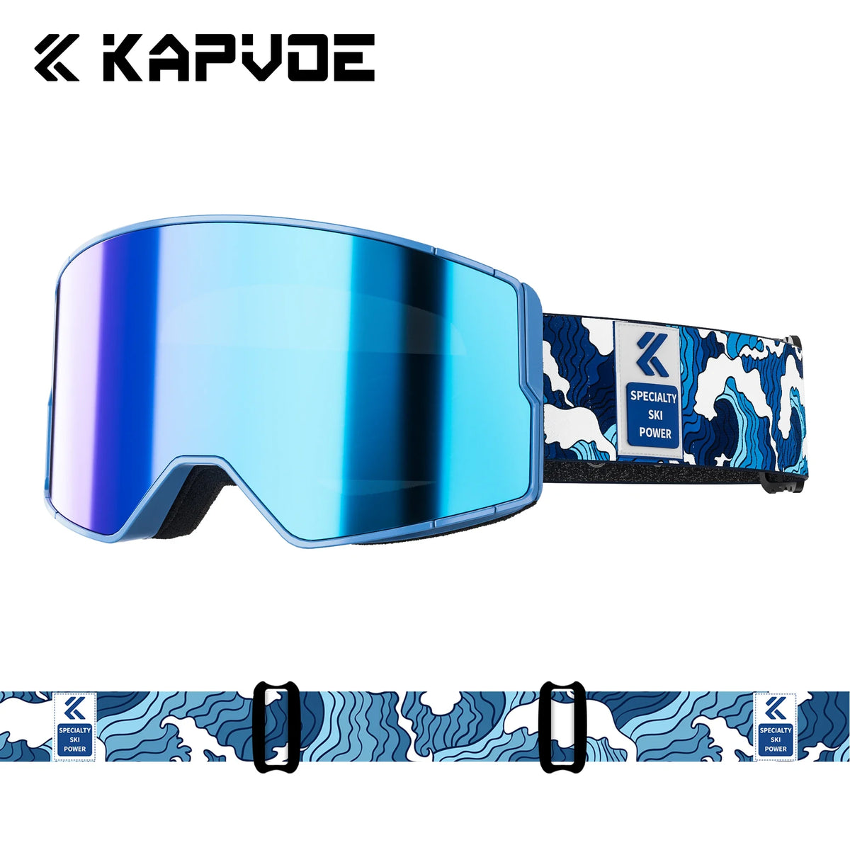 Kapvoe, nuevas gafas de esquí para hombre, máscara antiniebla para Snowboard, gafas de nieve fotocromáticas para mujer, gafas de protección UV400, gafas de invierno para moto de nieve