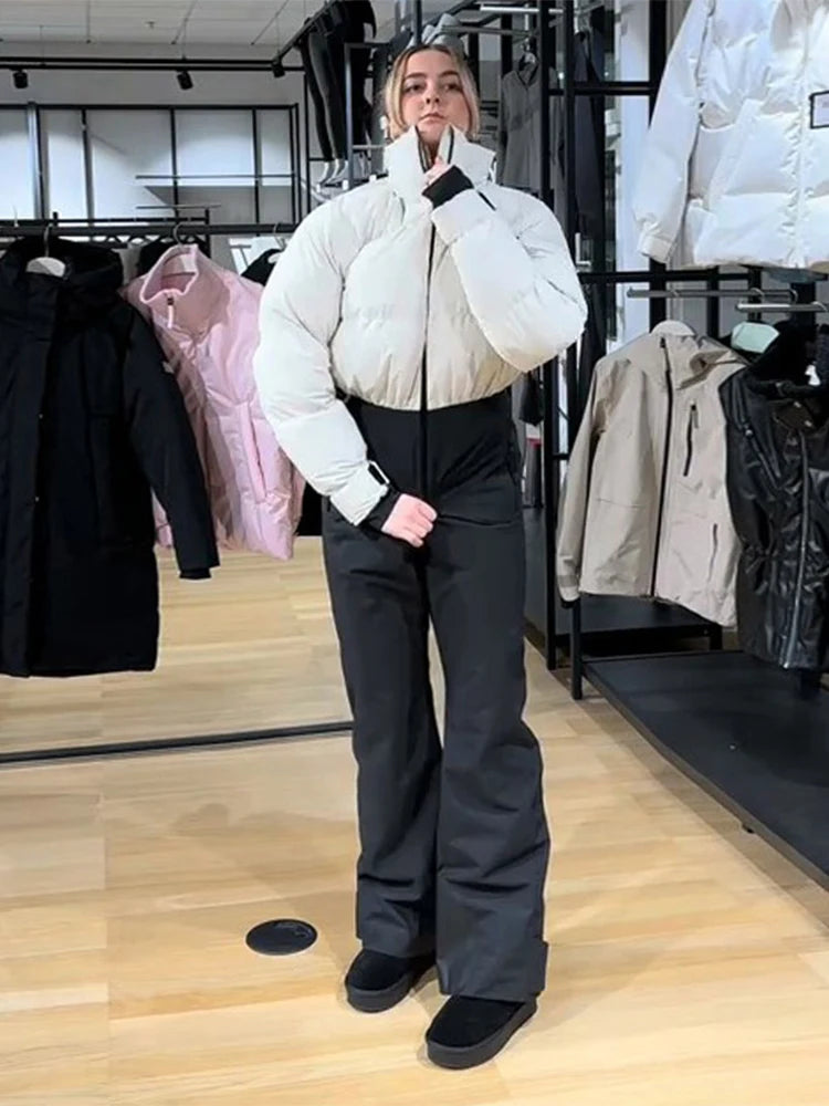 Abrigo largo ajustado de lana con capucha para mujer, chaqueta femenina lisa de manga larga con una botonadura, prendas de vestir para Otoño e Invierno 2025