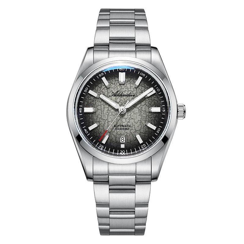 Reloj automático de lujo para hombre ADDIESDIVE, luminiscencia BGW9 Super Luminous, cristal de burbuja, resistente al agua 100 m, reloj analógico de acero para hombre AD2531