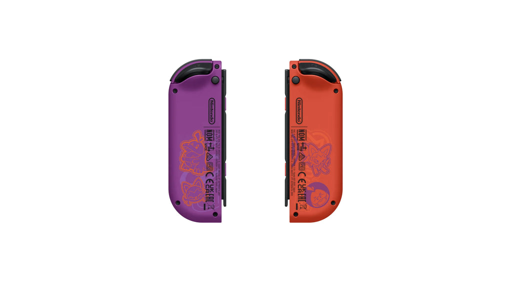 Consola Nintendo Switch (Modelo OLED) Edición Pokémon Karmesin y Purpur, SIN juegos incluidos, pantalla OLED de 7 pulgadas, Joy-Con