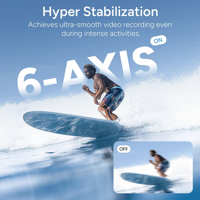 Cámara de Acción Activa SJ11 4K HD 20MP con Pantalla Táctil de 2.33'', Resistente al Agua, WiFi 5G, Video HDR Activo, Cámara Deportiva en Vivo