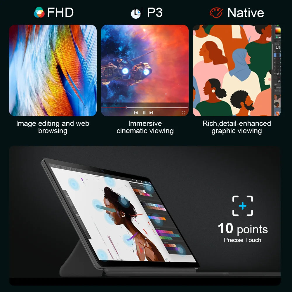 Tablet Mini Laptop Ninkear T40 de 14 pulgadas 2 en 1, Intel N100, 16GB+512GB, pantalla táctil IPS 1200P, Windows 11, portátil, envío gratis.
