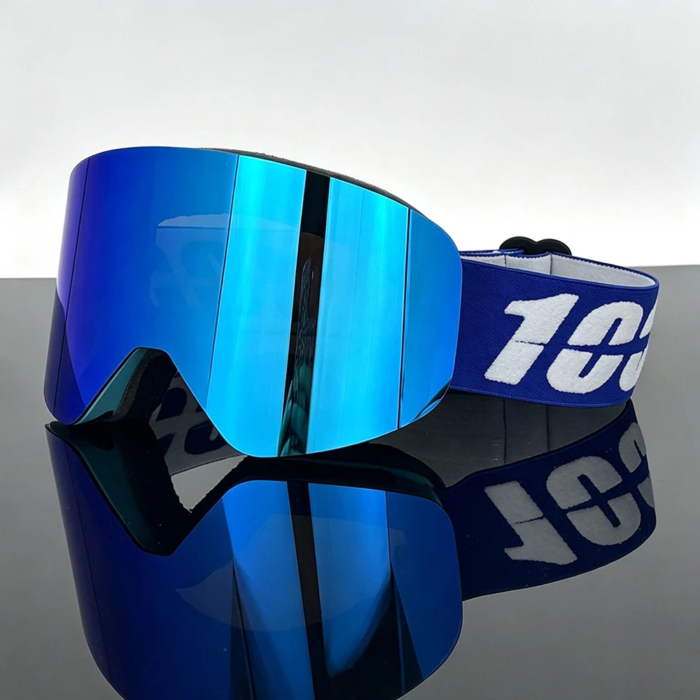 Gafas de esquí y snowboard unisex para exteriores con lente magnética, antivaho, protección UV400, a prueba de viento, gafas de motocross, máscara de esquí.